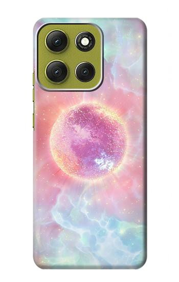 S3709 Pink Galaxy Hülle Schutzhülle Taschen für Motorola Moto G86