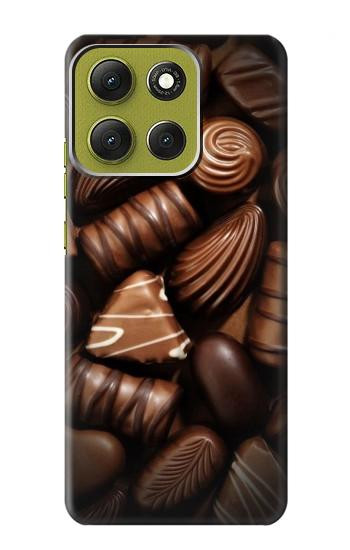 S3840 Dark Chocolate Milk Chocolate Lovers Hülle Schutzhülle Taschen für Motorola Moto G86
