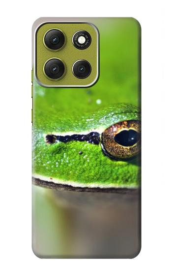 S3845 Green frog Hülle Schutzhülle Taschen für Motorola Moto G86