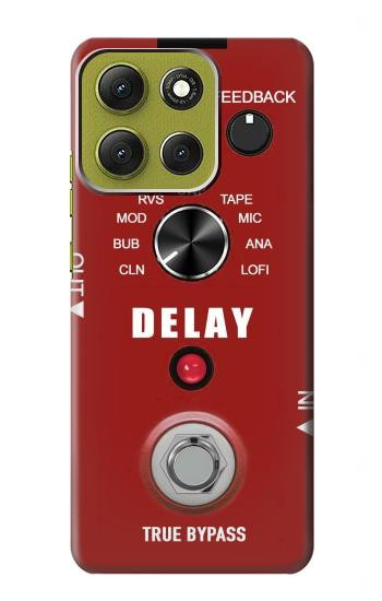 S4011 Red Guitar Analog Delay Graphic Hülle Schutzhülle Taschen für Motorola Moto G86