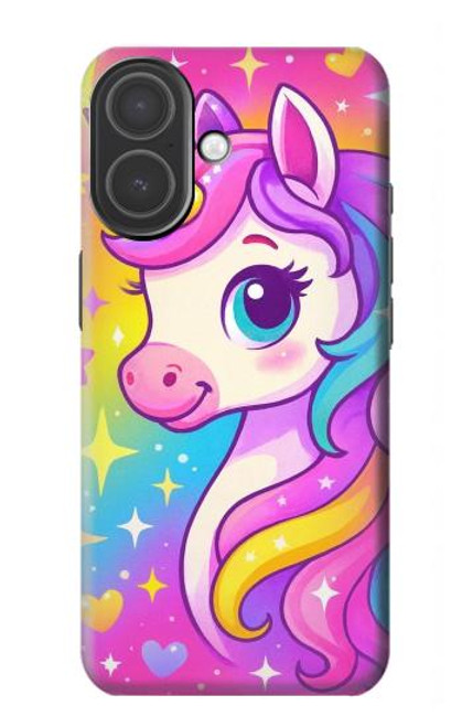 S4057 Cute Unicorn Cartoon Hülle Schutzhülle Taschen für iPhone 17