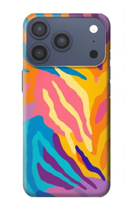 S4037 Colorful Zebra Pattern Hülle Schutzhülle Taschen für iPhone 17 Pro