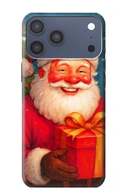 S4046 Happy Santa Hülle Schutzhülle Taschen für iPhone 17 Pro Max