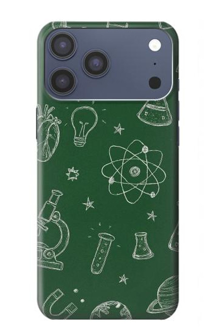 S4059 Science Chalkboard Graphic Hülle Schutzhülle Taschen für iPhone 17 Pro Max