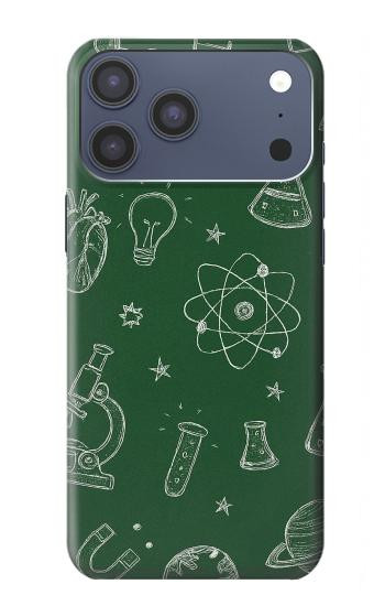 S4059 Science Chalkboard Graphic Hülle Schutzhülle Taschen für iPhone 17 Pro Max, 18 Pro Max