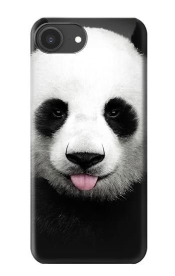 S4049 Cute Panda Stick Out Tongue Hülle Schutzhülle Taschen für iPhone 16e, 17e