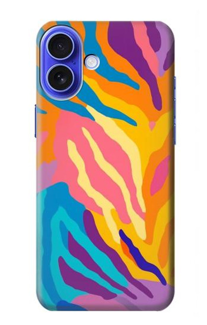 S4037 Colorful Zebra Pattern Hülle Schutzhülle Taschen für iPhone 16