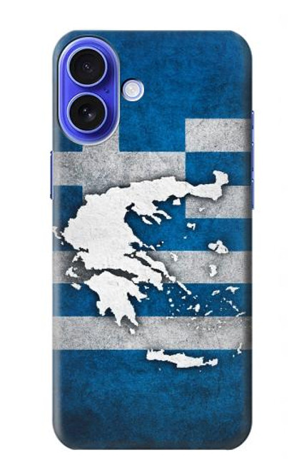 S4074 The Flag of Greece Hülle Schutzhülle Taschen für iPhone 16