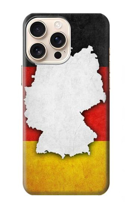 S4055 Germany Flag Hülle Schutzhülle Taschen für iPhone 16 pro