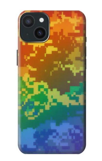 S4047 LGBTQ Camouflage Hülle Schutzhülle Taschen für iPhone 15 Plus