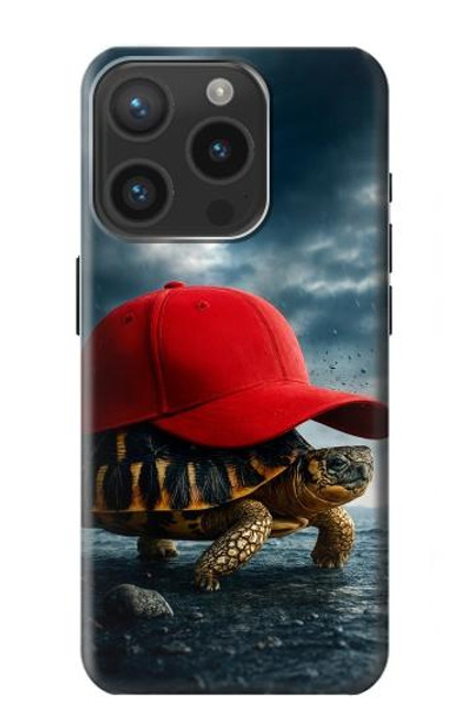 S4056 Madagascar Turtle Red Cap Hülle Schutzhülle Taschen für iPhone 15 Pro