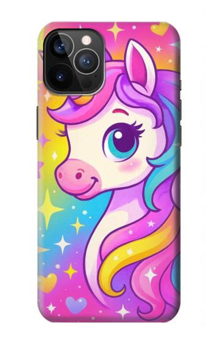 S4057 Cute Unicorn Cartoon Hülle Schutzhülle Taschen für iPhone 12, iPhone 12 Pro