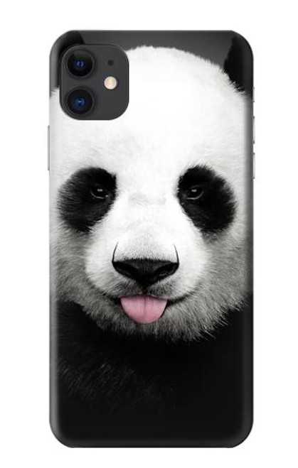 S4049 Cute Panda Stick Out Tongue Hülle Schutzhülle Taschen für iPhone 11