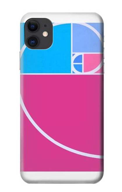S4076 Golden Ratio Fibonacci Spiral Hülle Schutzhülle Taschen für iPhone 11