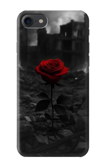 S4048 Red Rose Ruins Hülle Schutzhülle Taschen für iPhone 7, iPhone 8, iPhone SE (2020) (2022)