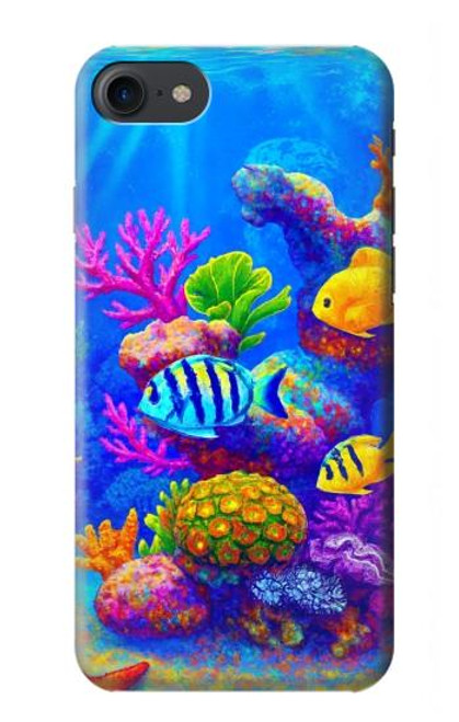 S4058 Colorful Aquarium Hülle Schutzhülle Taschen für iPhone 7, iPhone 8, iPhone SE (2020) (2022)