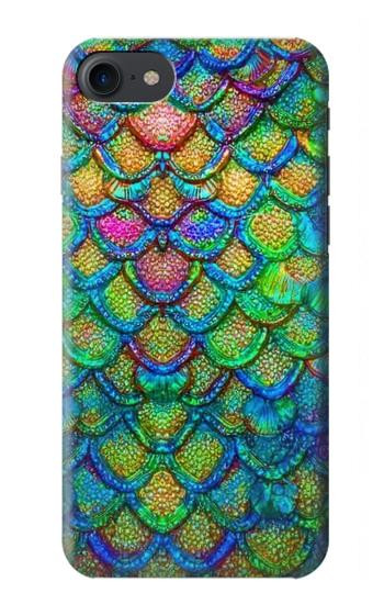 S4071 Colorful Mermaid Scale Hülle Schutzhülle Taschen für iPhone 7, iPhone 8, iPhone SE (2020) (2022)