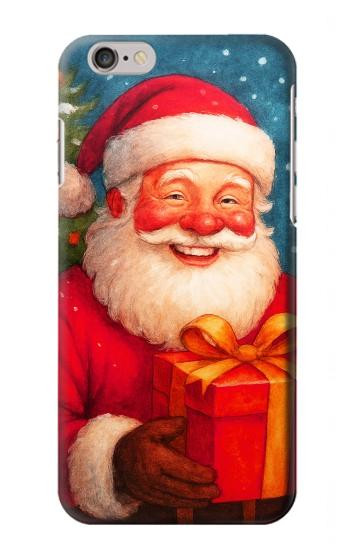 S4046 Happy Santa Hülle Schutzhülle Taschen für iPhone 6 6S