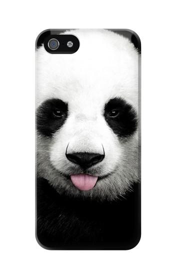 S4049 Cute Panda Stick Out Tongue Hülle Schutzhülle Taschen für iPhone 5 5S SE