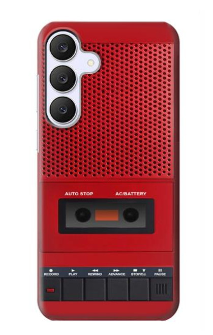 S4073 Vintage Red Cassette Player Graphic Hülle Schutzhülle Taschen für Samsung Galaxy S25 FE