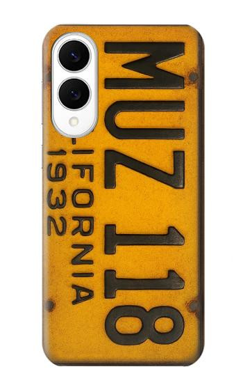 S4060 Vintage California Car License Plate Hülle Schutzhülle Taschen für Samsung Galaxy S25 Edge
