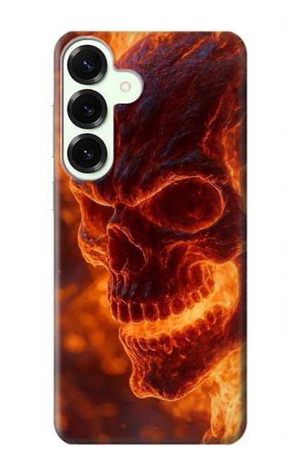 S4062 Fire Skull Hülle Schutzhülle Taschen für Samsung Galaxy S25 Plus