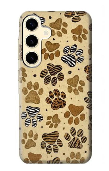S4032 Wild Animal Paw Foot Print Hülle Schutzhülle Taschen für Samsung Galaxy S24
