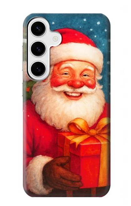 S4046 Happy Santa Hülle Schutzhülle Taschen für Samsung Galaxy S24 Plus