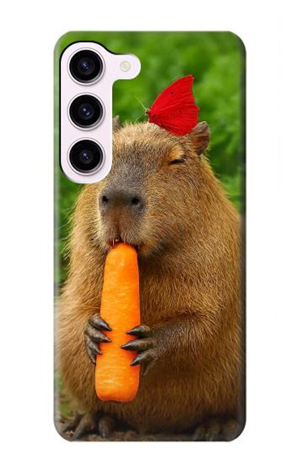 S4068 Capybara Butterfly Hülle Schutzhülle Taschen für Samsung Galaxy S23