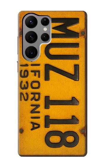 S4060 Vintage California Car License Plate Hülle Schutzhülle Taschen für Samsung Galaxy S23 Ultra