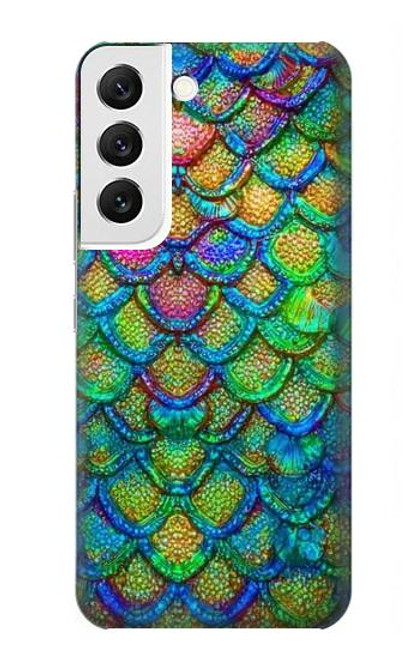 S4071 Colorful Mermaid Scale Hülle Schutzhülle Taschen für Samsung Galaxy S22