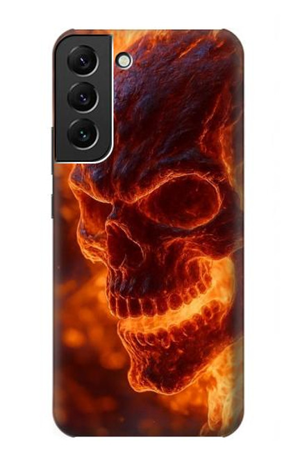 S4062 Fire Skull Hülle Schutzhülle Taschen für Samsung Galaxy S22 Plus
