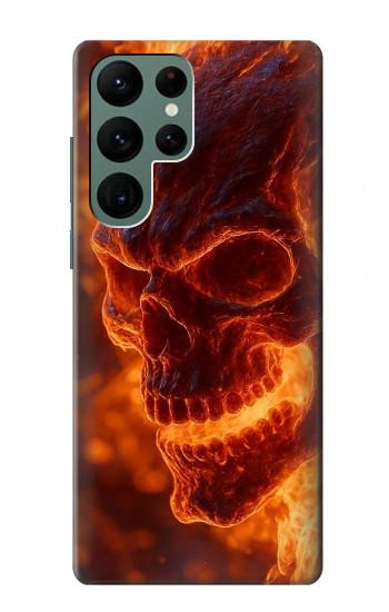 S4062 Fire Skull Hülle Schutzhülle Taschen für Samsung Galaxy S22 Ultra