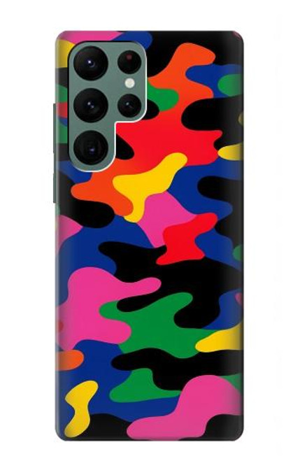S4072 Colorful Camouflage Hülle Schutzhülle Taschen für Samsung Galaxy S22 Ultra