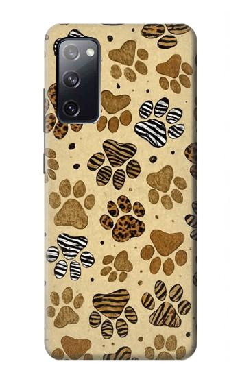 S4032 Wild Animal Paw Foot Print Hülle Schutzhülle Taschen für Samsung Galaxy S20 FE