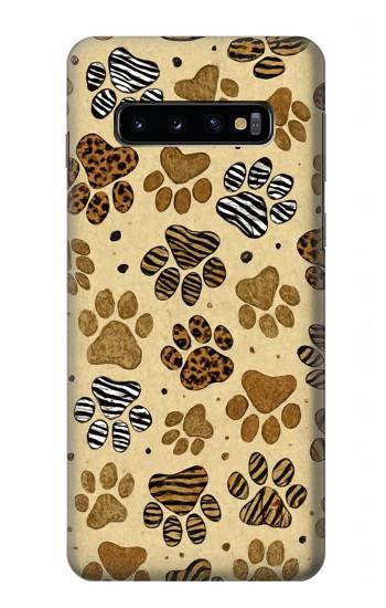 S4032 Wild Animal Paw Foot Print Hülle Schutzhülle Taschen für Samsung Galaxy S10