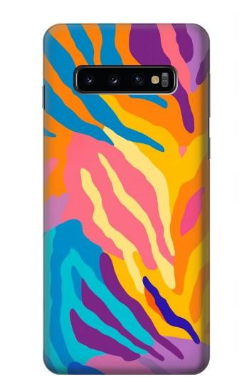 S4037 Colorful Zebra Pattern Hülle Schutzhülle Taschen für Samsung Galaxy S10