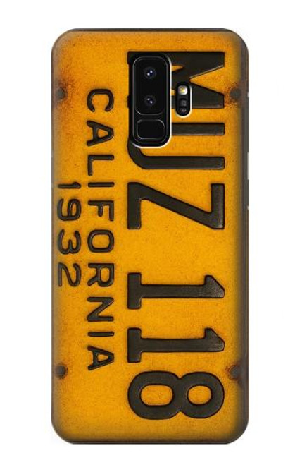 S4060 Vintage California Car License Plate Hülle Schutzhülle Taschen für Samsung Galaxy S9 Plus
