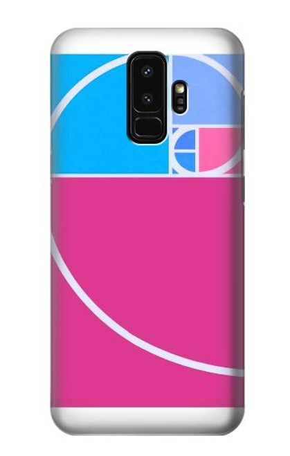 S4076 Golden Ratio Fibonacci Spiral Hülle Schutzhülle Taschen für Samsung Galaxy S9 Plus