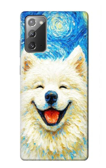 S4064 Smile Dog Van Gogh Starry Night Hülle Schutzhülle Taschen für Samsung Galaxy Note 20