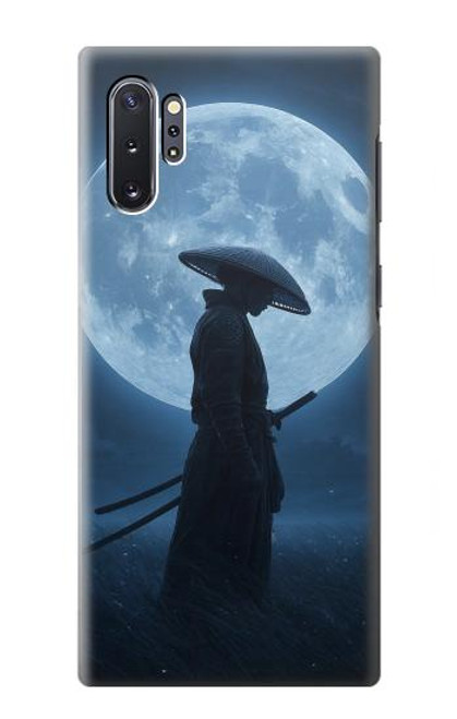 S4034 Samurai Moon Night Hülle Schutzhülle Taschen für Samsung Galaxy Note 10 Plus