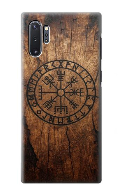 S4036 Viking Vegvisir Compass Wood Hülle Schutzhülle Taschen für Samsung Galaxy Note 10 Plus