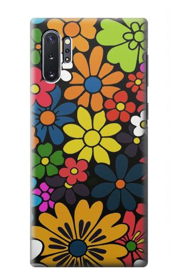 S4043 Colorful Flowers Cartoon Hülle Schutzhülle Taschen für Samsung Galaxy Note 10 Plus