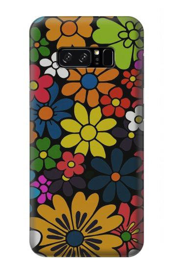 S4043 Colorful Flowers Cartoon Hülle Schutzhülle Taschen für Note 8 Samsung Galaxy Note8