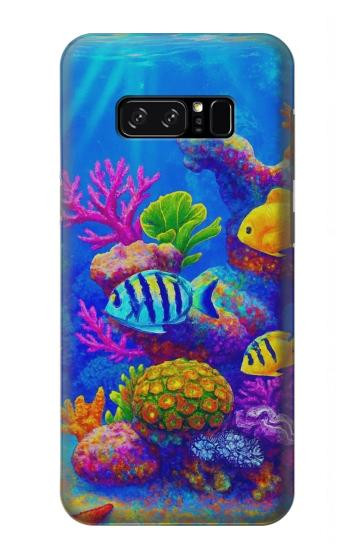 S4058 Colorful Aquarium Hülle Schutzhülle Taschen für Note 8 Samsung Galaxy Note8