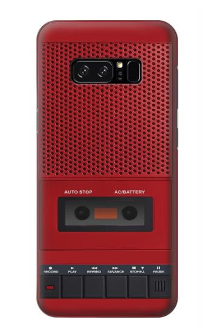 S4073 Vintage Red Cassette Player Graphic Hülle Schutzhülle Taschen für Note 8 Samsung Galaxy Note8