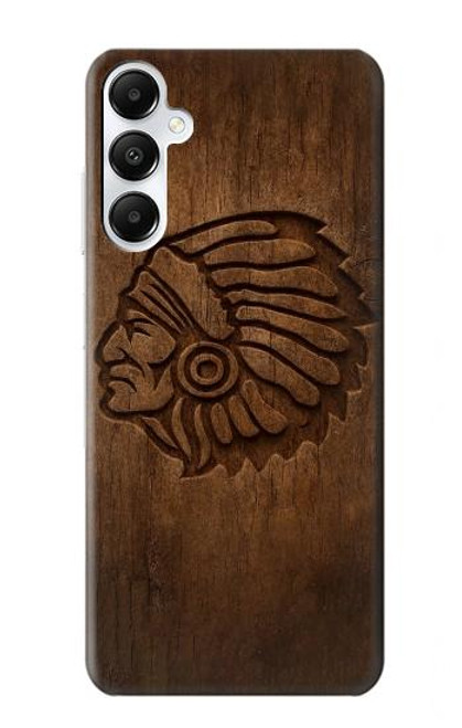 S4035 Native American Wood Carving Hülle Schutzhülle Taschen für Samsung Galaxy A05s