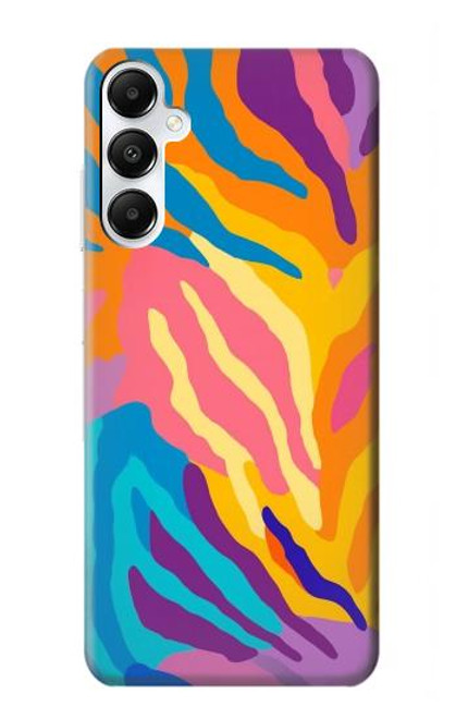 S4037 Colorful Zebra Pattern Hülle Schutzhülle Taschen für Samsung Galaxy A05s