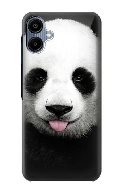 S4049 Cute Panda Stick Out Tongue Hülle Schutzhülle Taschen für Samsung Galaxy A06