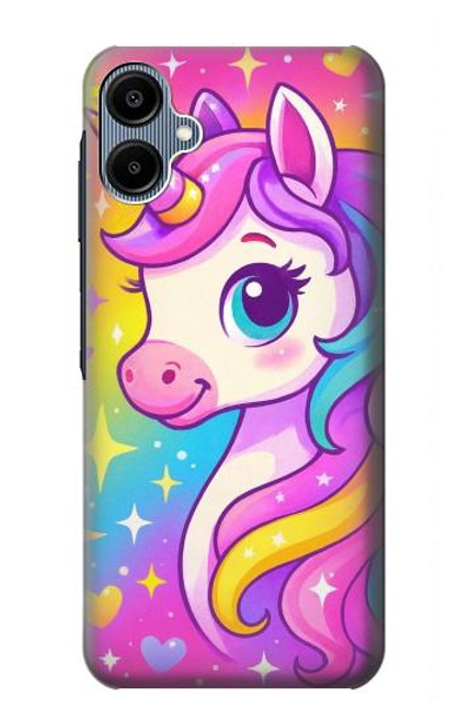 S4057 Cute Unicorn Cartoon Hülle Schutzhülle Taschen für Samsung Galaxy A06